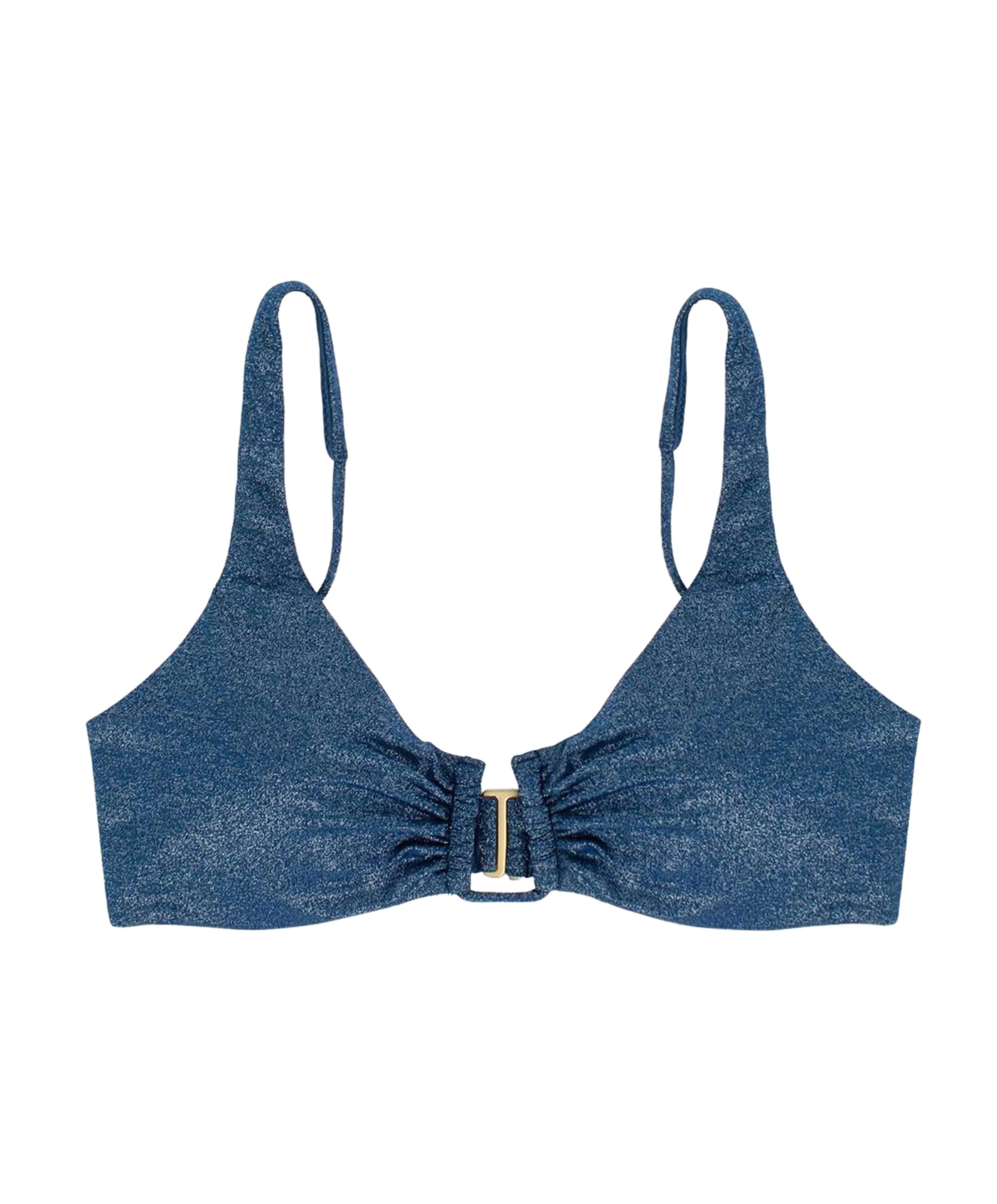 Dames bikinitop blauw