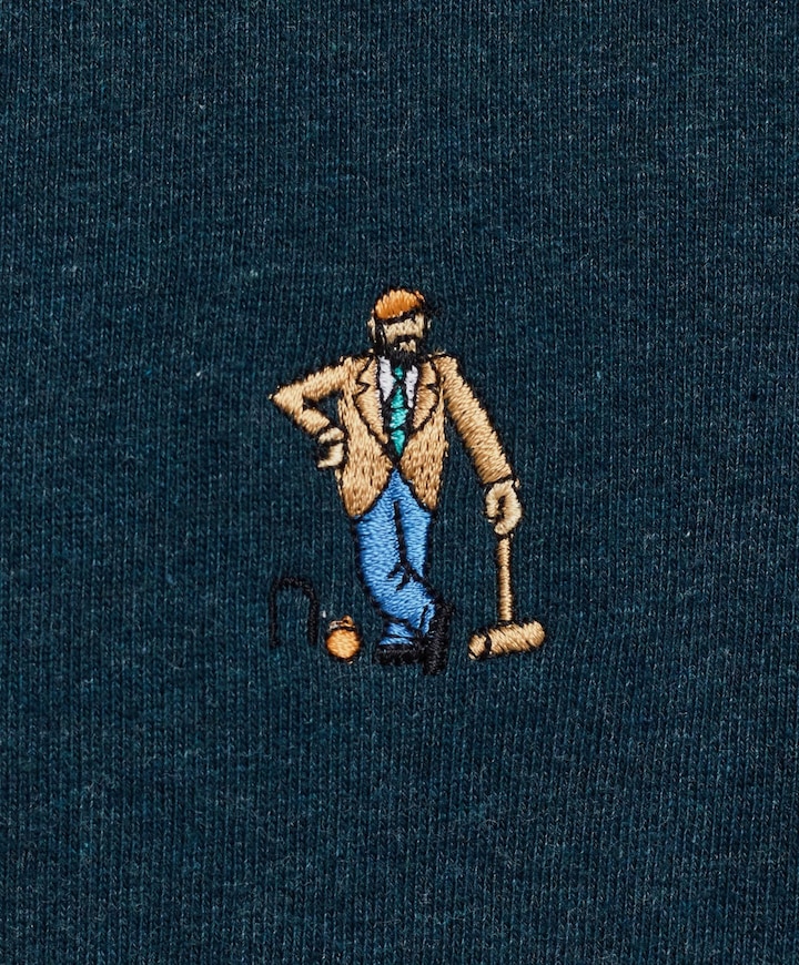 Heren sweater blauw
