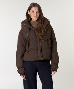 Dames jas bruin