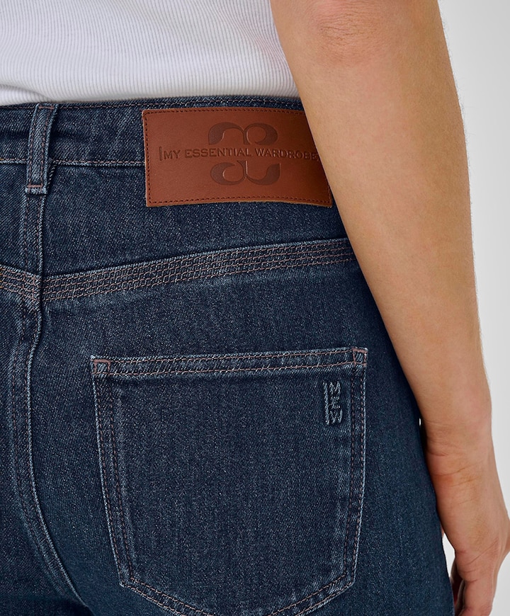 MWKarli 139 High Wide Deco dames jeans blauw