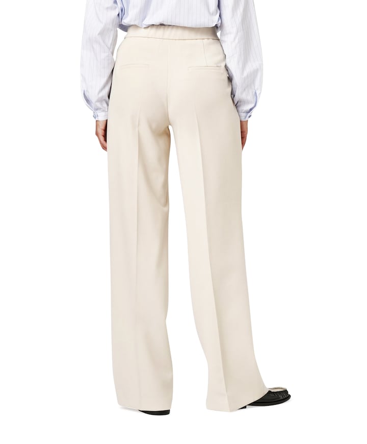 Luisa Wide Leg pantalon ecru