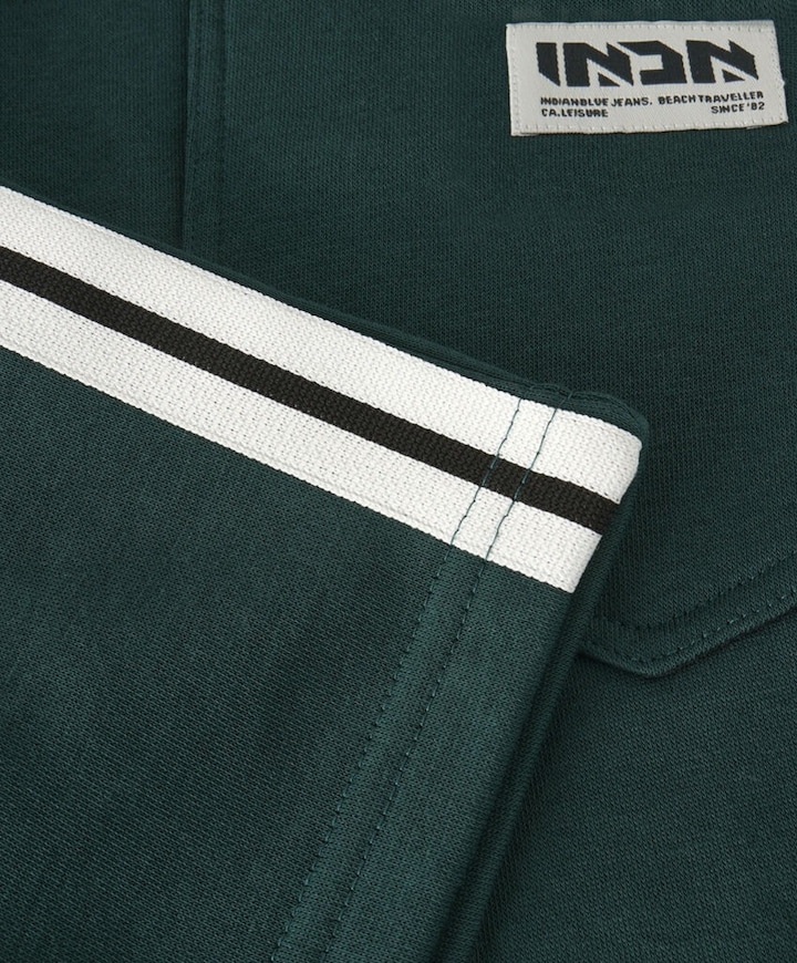 Loose Fit Jog Tape jongens korte broek groen