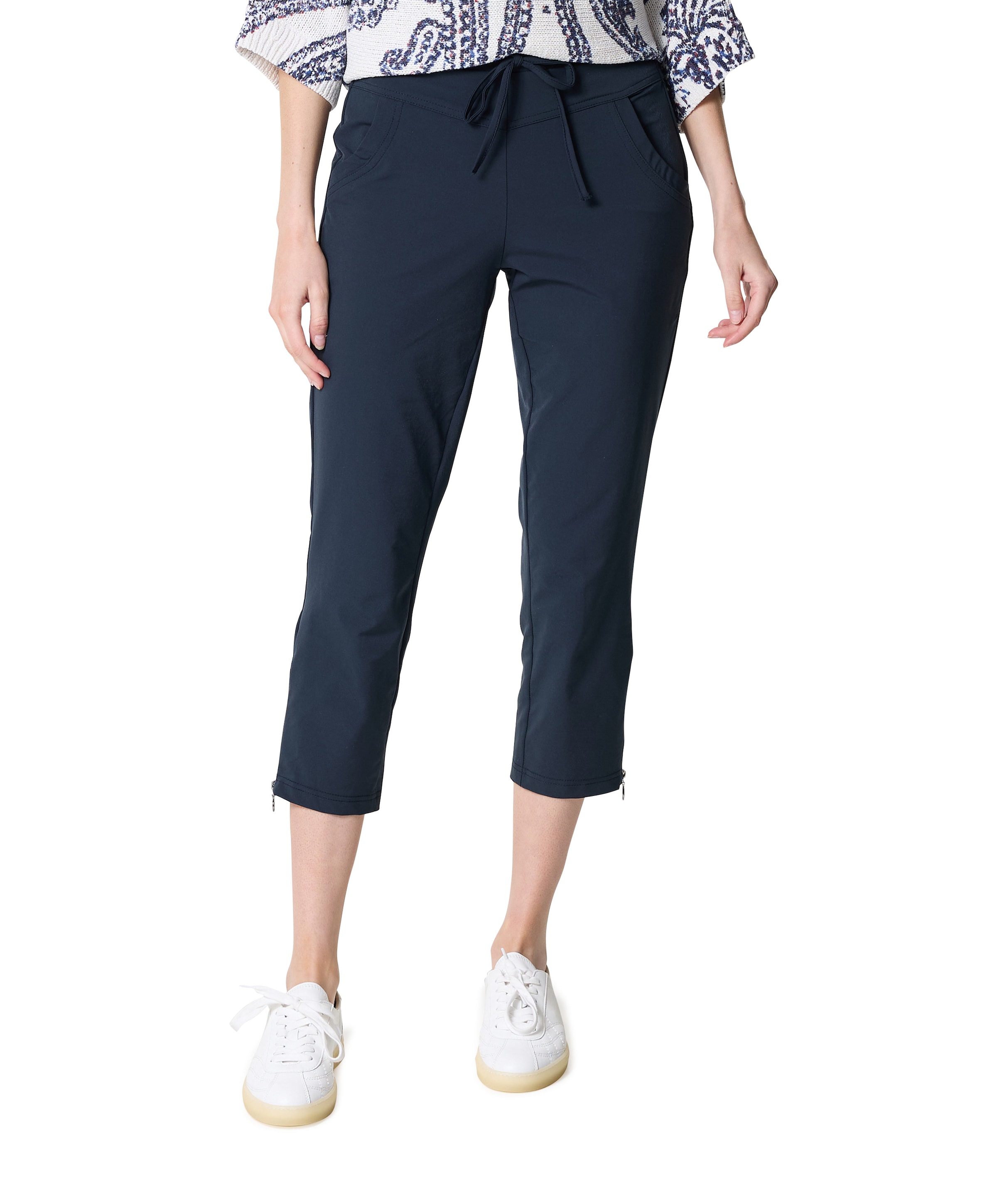 dames broek blauw