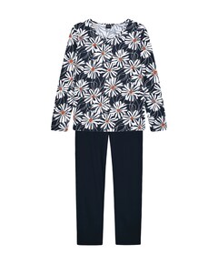 Dames pyjamaset blauw