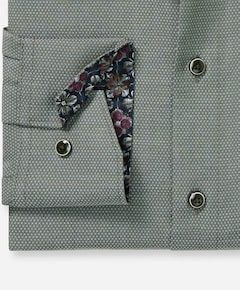 Heren overhemd extra lange mouw groen