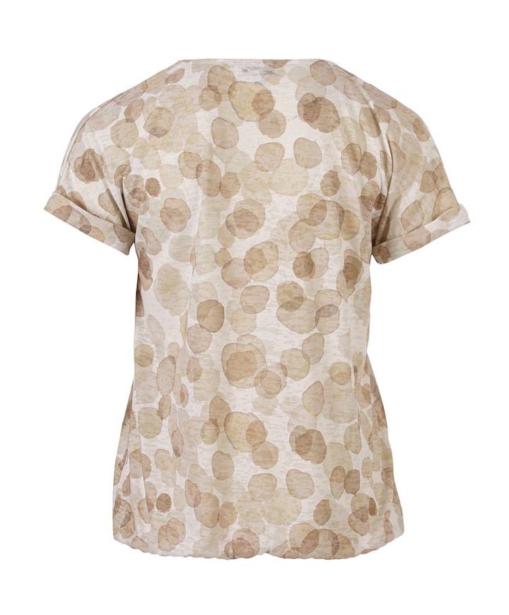 Dames T-shirt beige