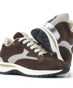 Usher Riggs dames sneakers bruin