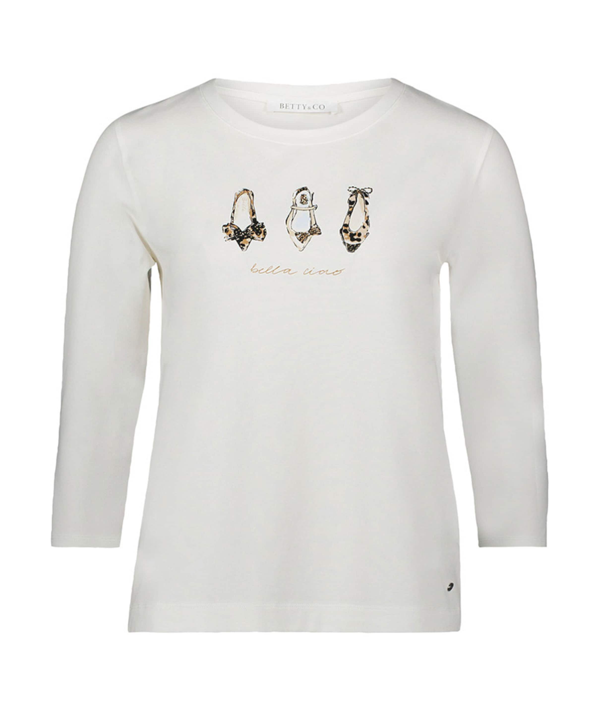 Dames longsleeve ecru