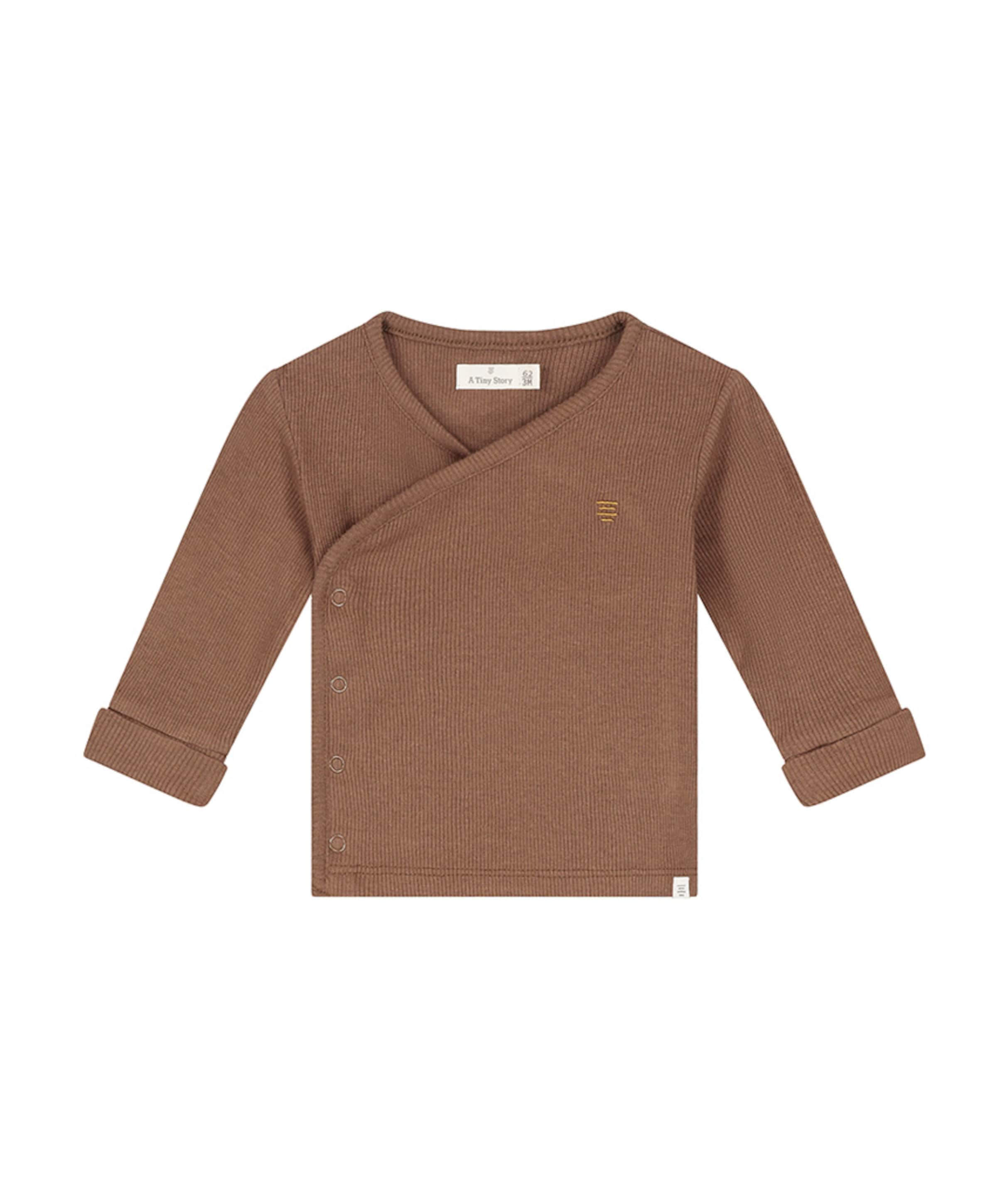 Jongens longsleeve bruin