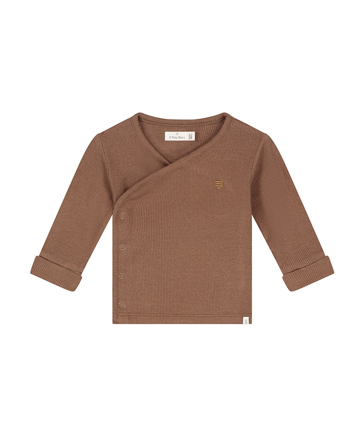 Jongens longsleeve bruin