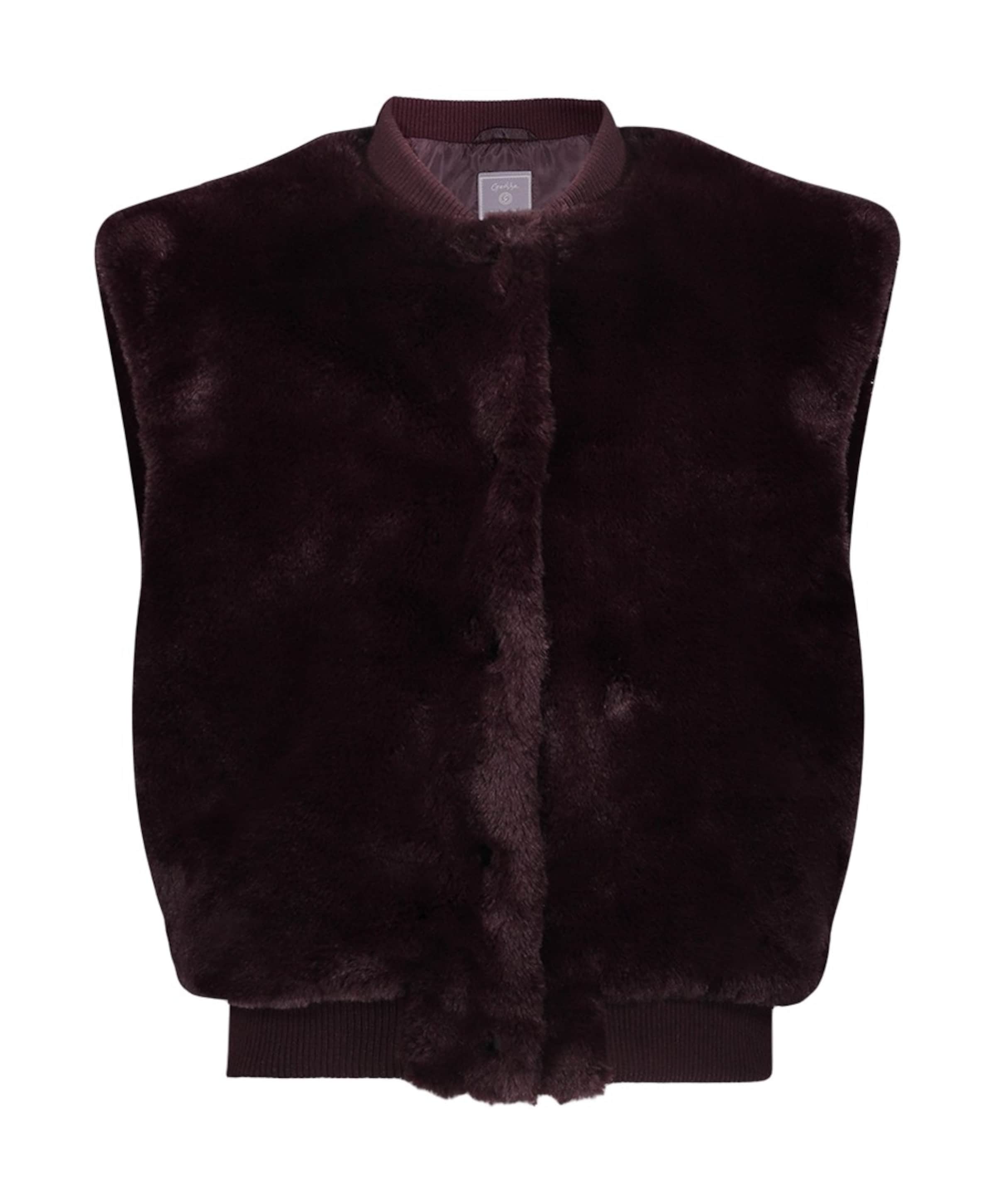 Meisjes gilet bordeaux