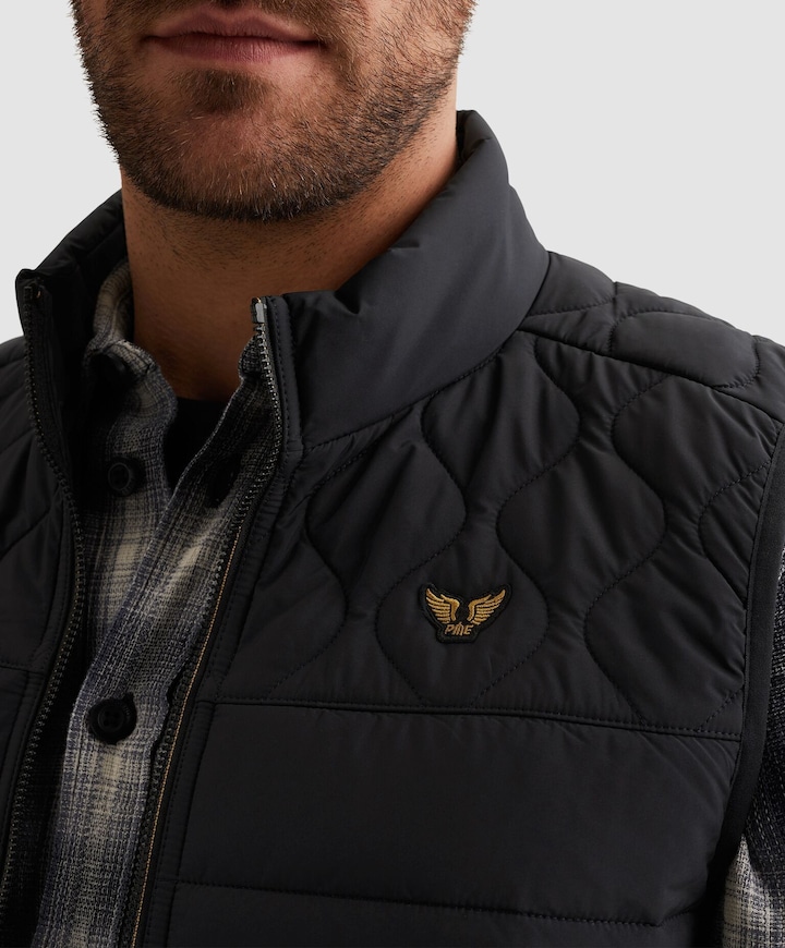 Heren bodywarmer blauw