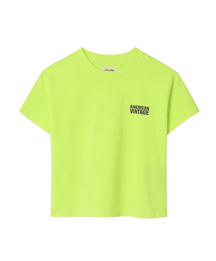 Uniseks t-shirt geel