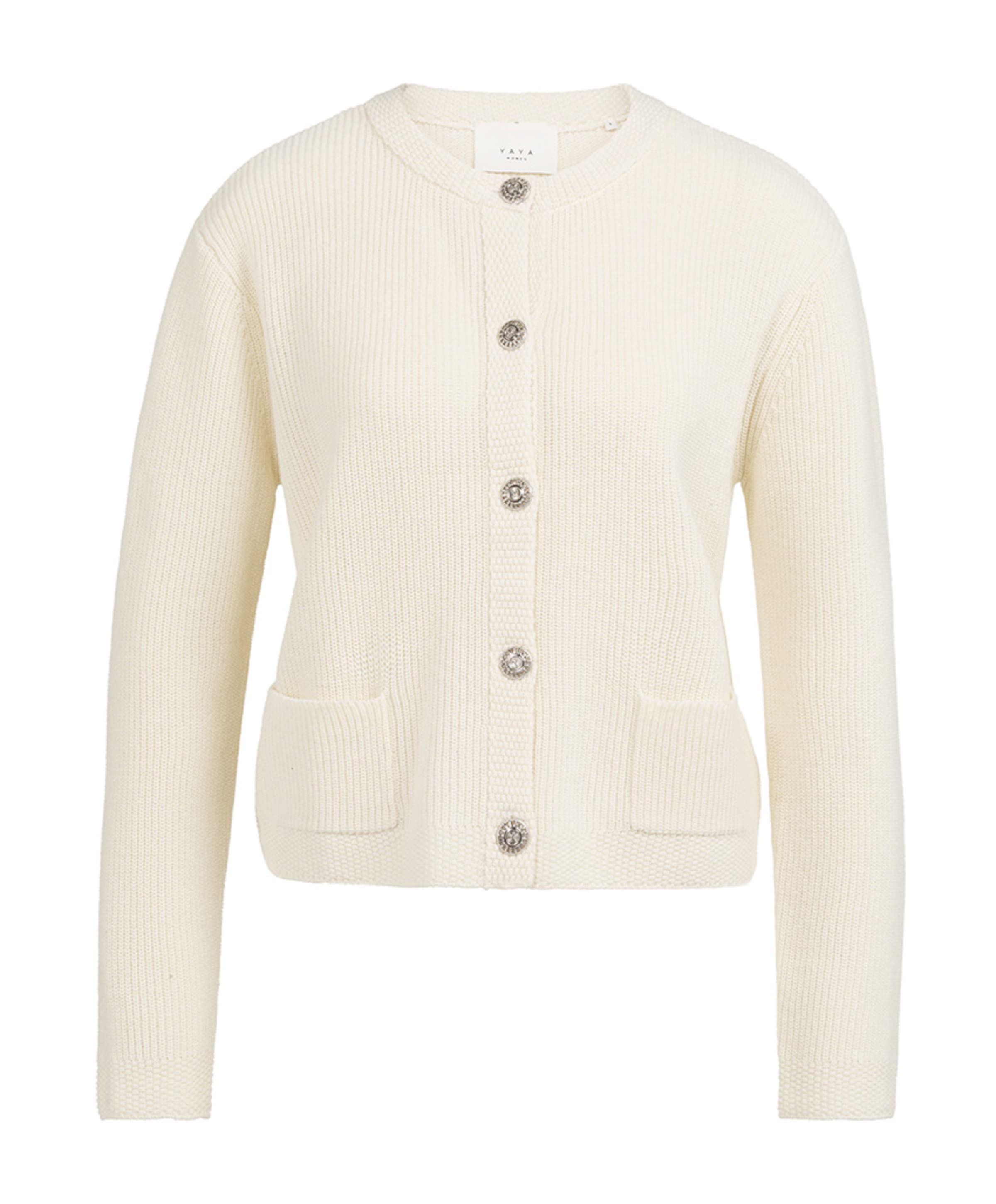 Dames vest ecru
