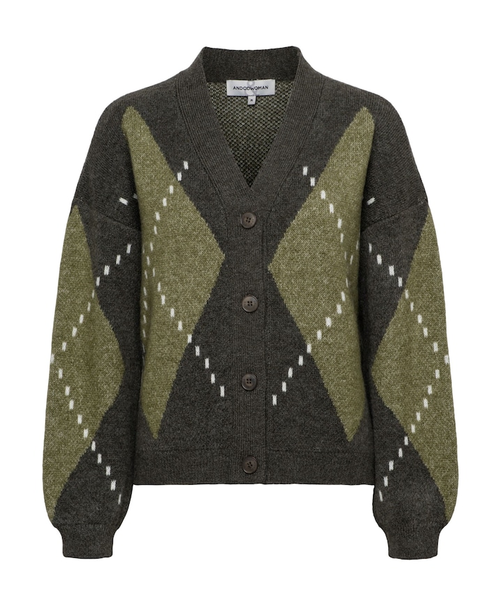 Dames vest groen