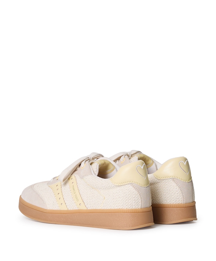 Women Lace-up dames sneakers beige