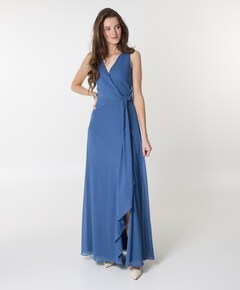 Dames jurk blauw