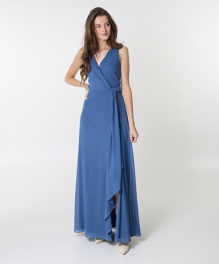 Dames jurk blauw