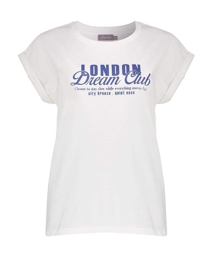 Dames T-shirt ecru