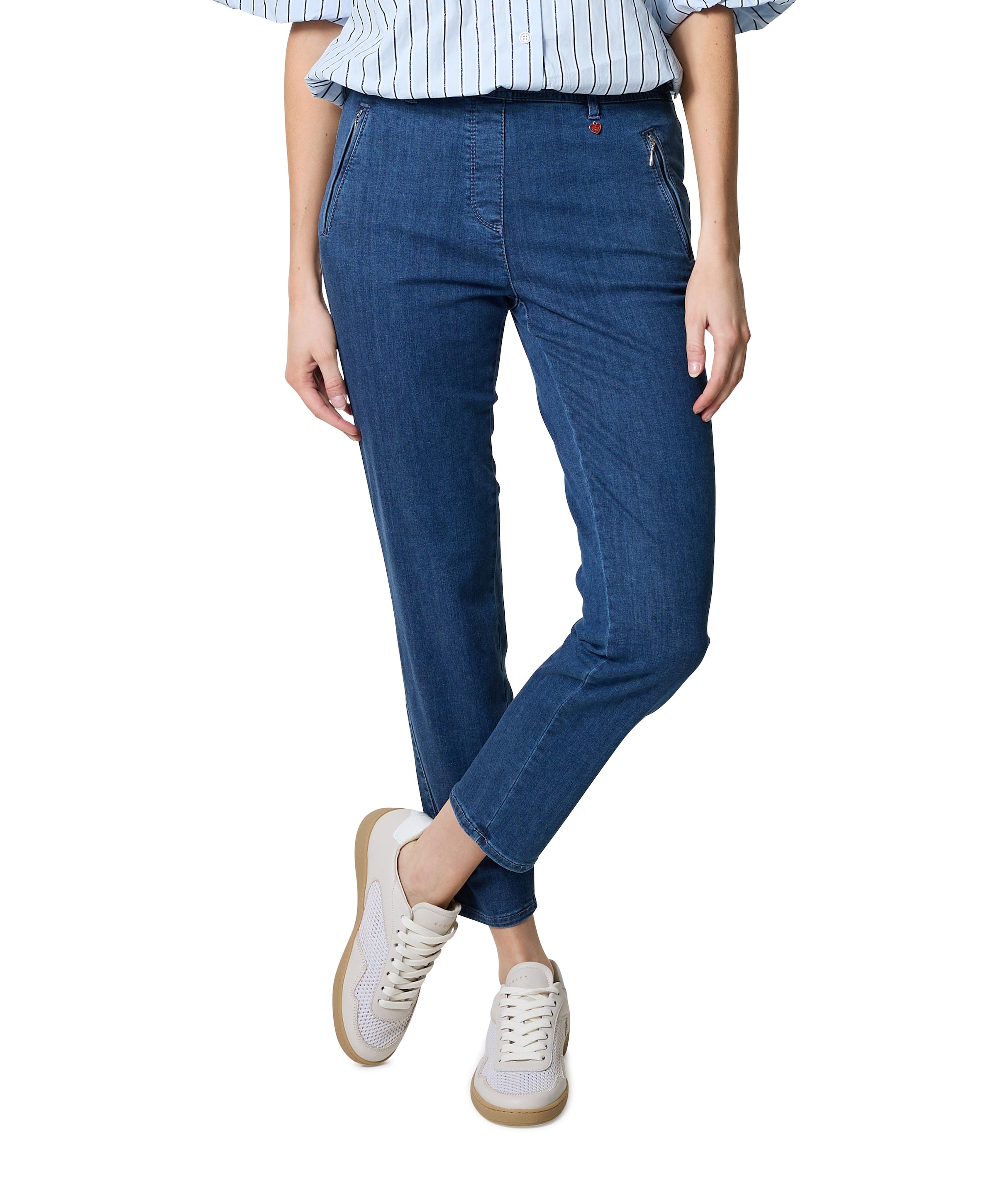 Alice Zip 7/8 dames jeans blauw