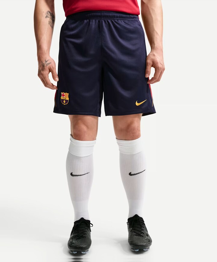 Fcb M Nk Df Strk Short Kz heren shorts blauw
