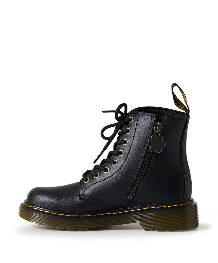 1460 J meisjes boots zwart