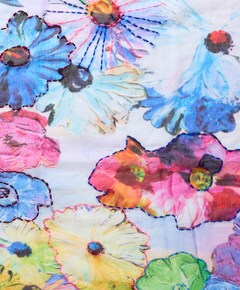 Dames sjaal multicolor