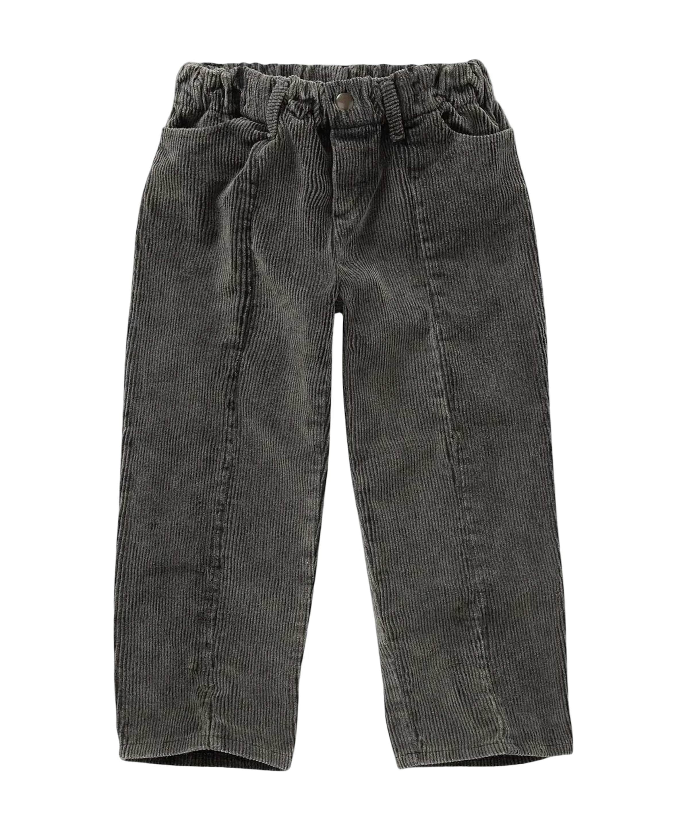 Corduroy Washed jongens broek grijs