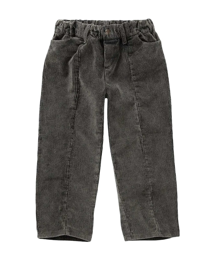 Corduroy Washed jongens broek grijs