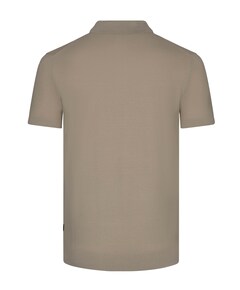Heren polo beige