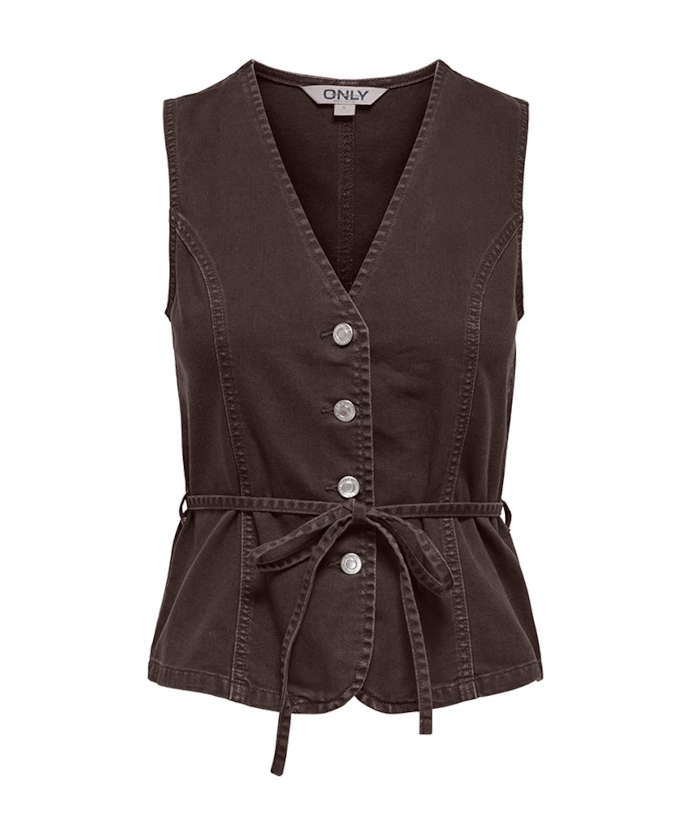 Dames gilet bruin