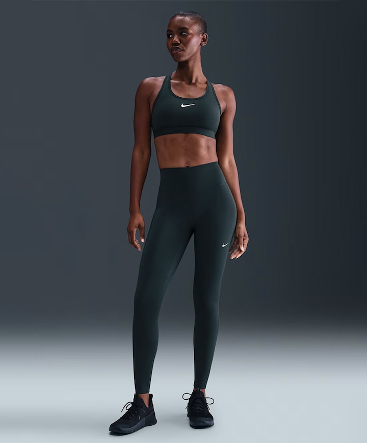 Nike One Seamless Front Women's Hig dames tight zwart