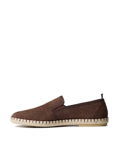 TOM HOLE/MICRO heren sneakers bruin