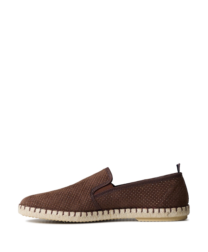 TOM HOLE/MICRO heren sneakers bruin