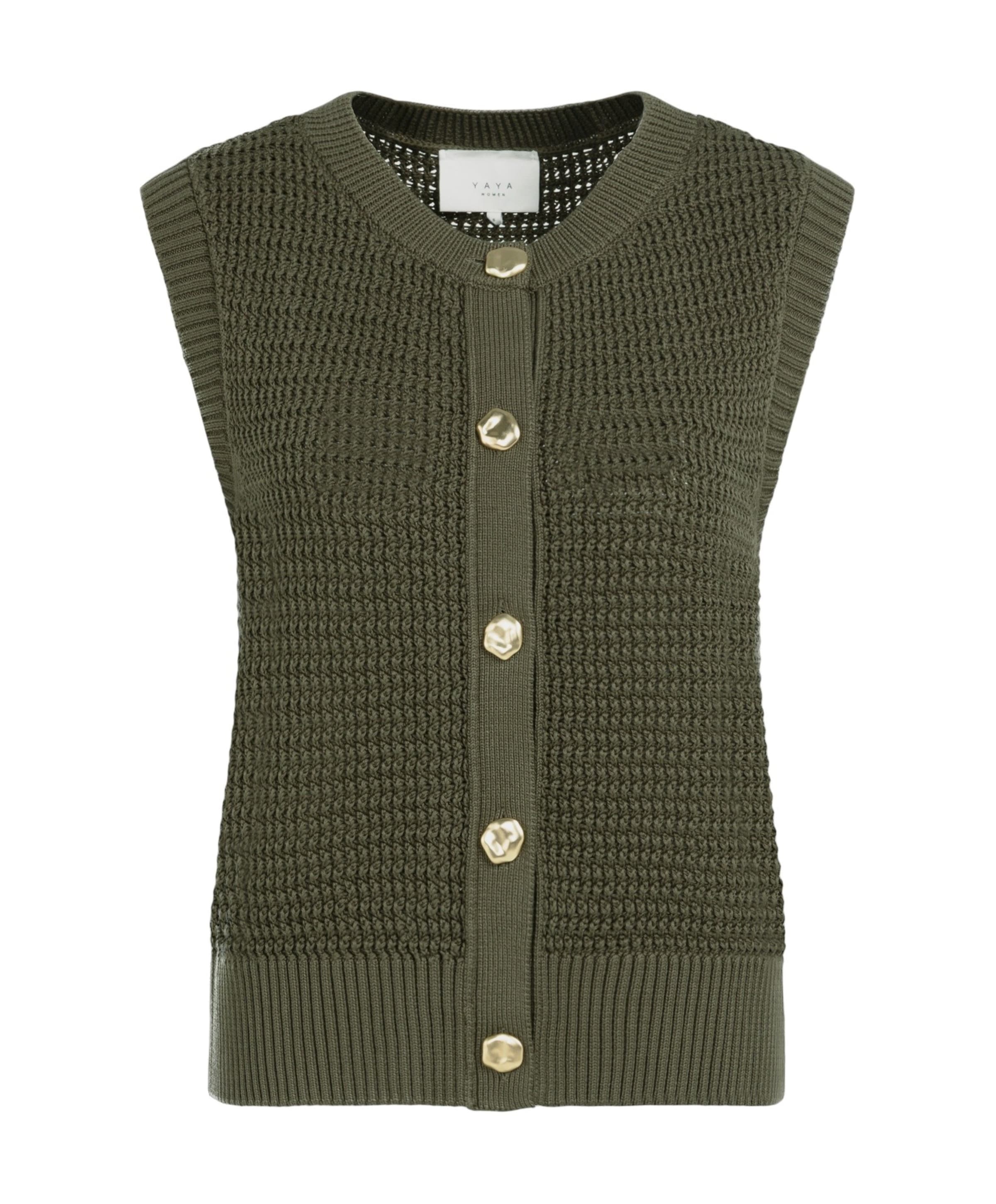 Dames gilet groen