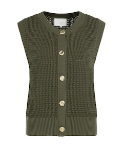 Dames gilet groen