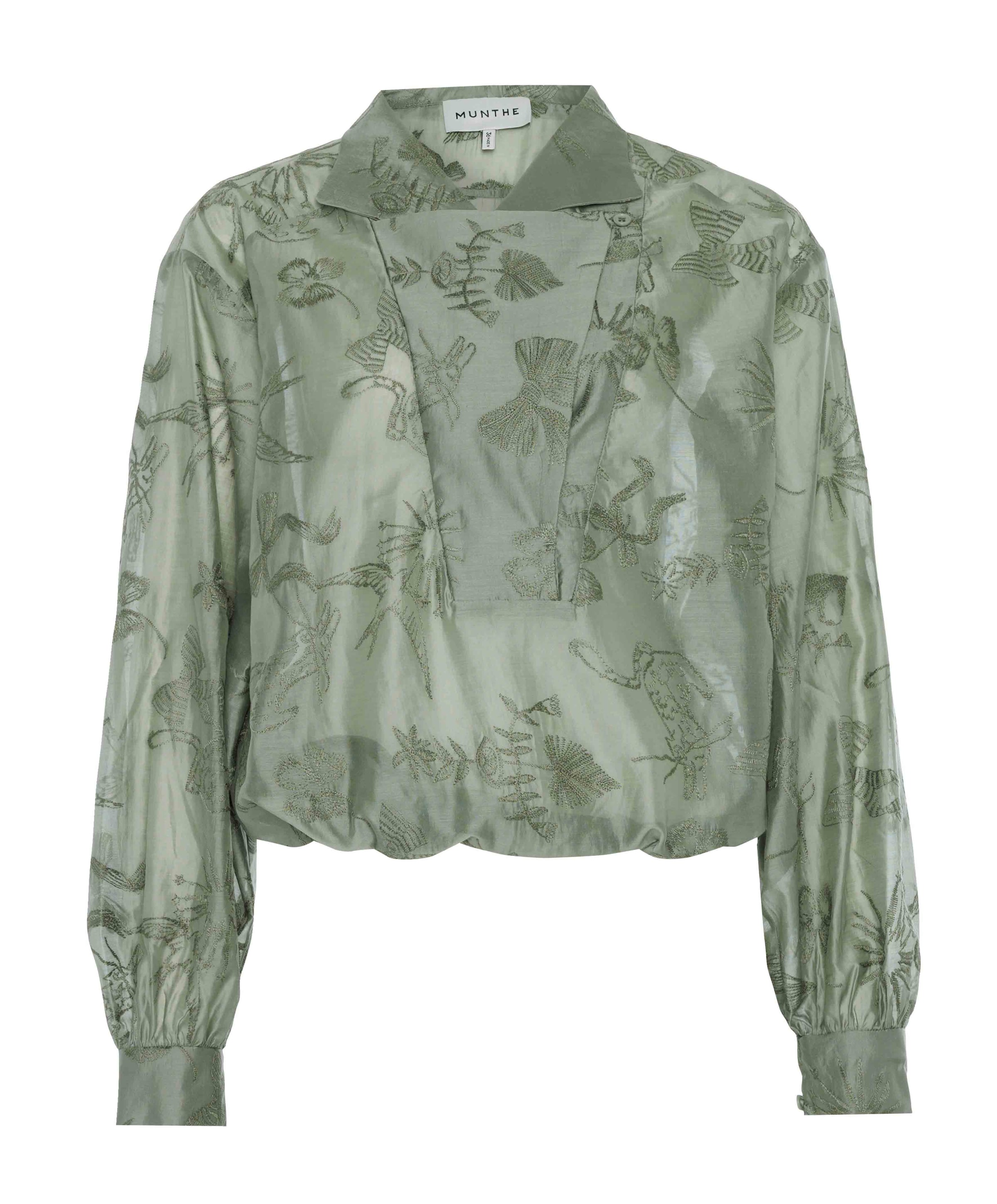 Dames blouse groen