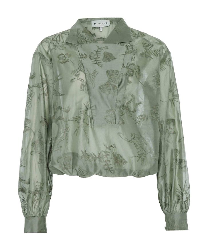 Dames blouse groen