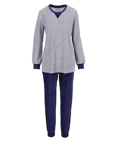 Dames pyjamaset blauw