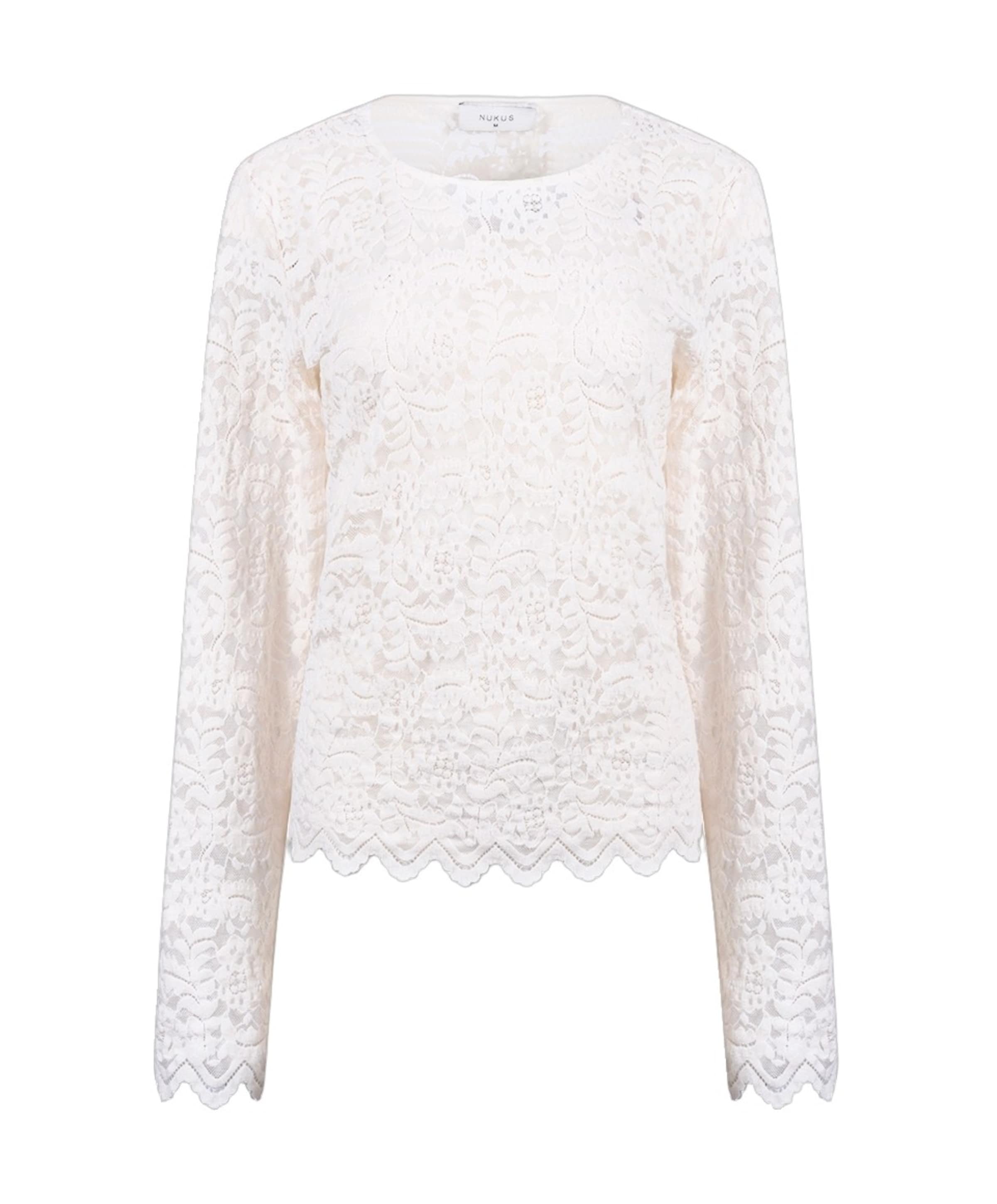 Dames top ecru