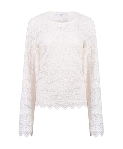 Dames top ecru