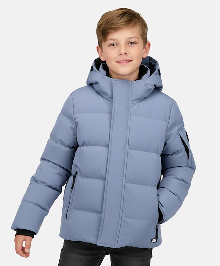 Jongens jas grijs