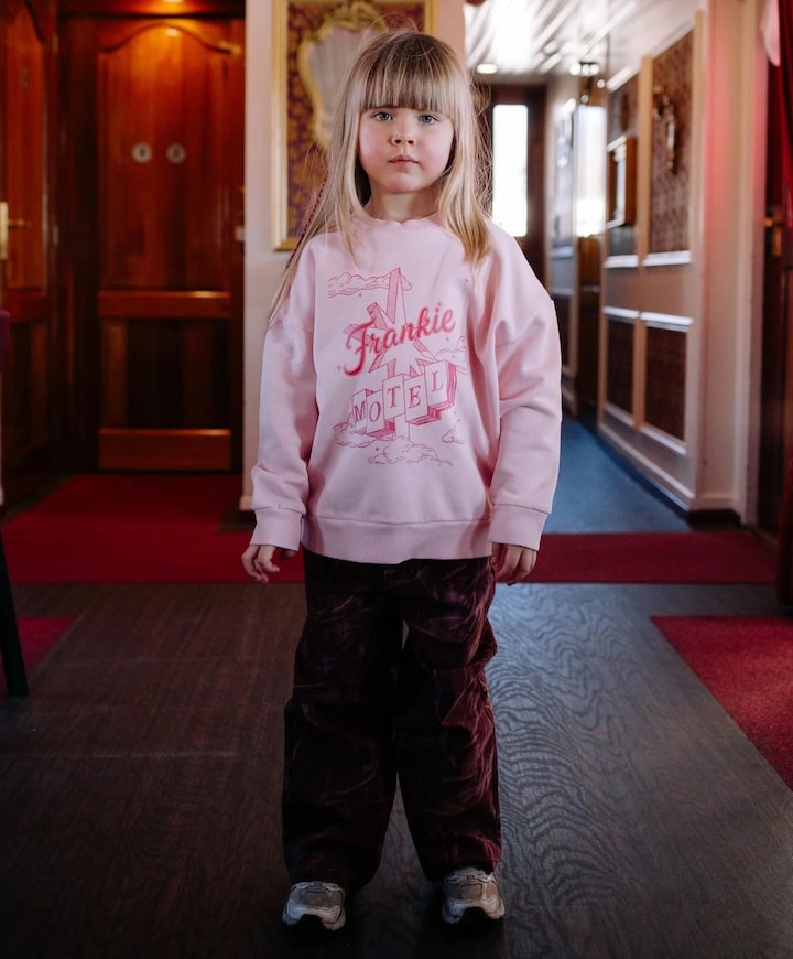 Meisjes sweater roze