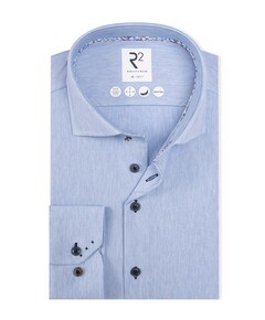 Overhemd lange mouw blauw