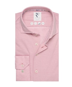 Heren overhemd lange mouw rood