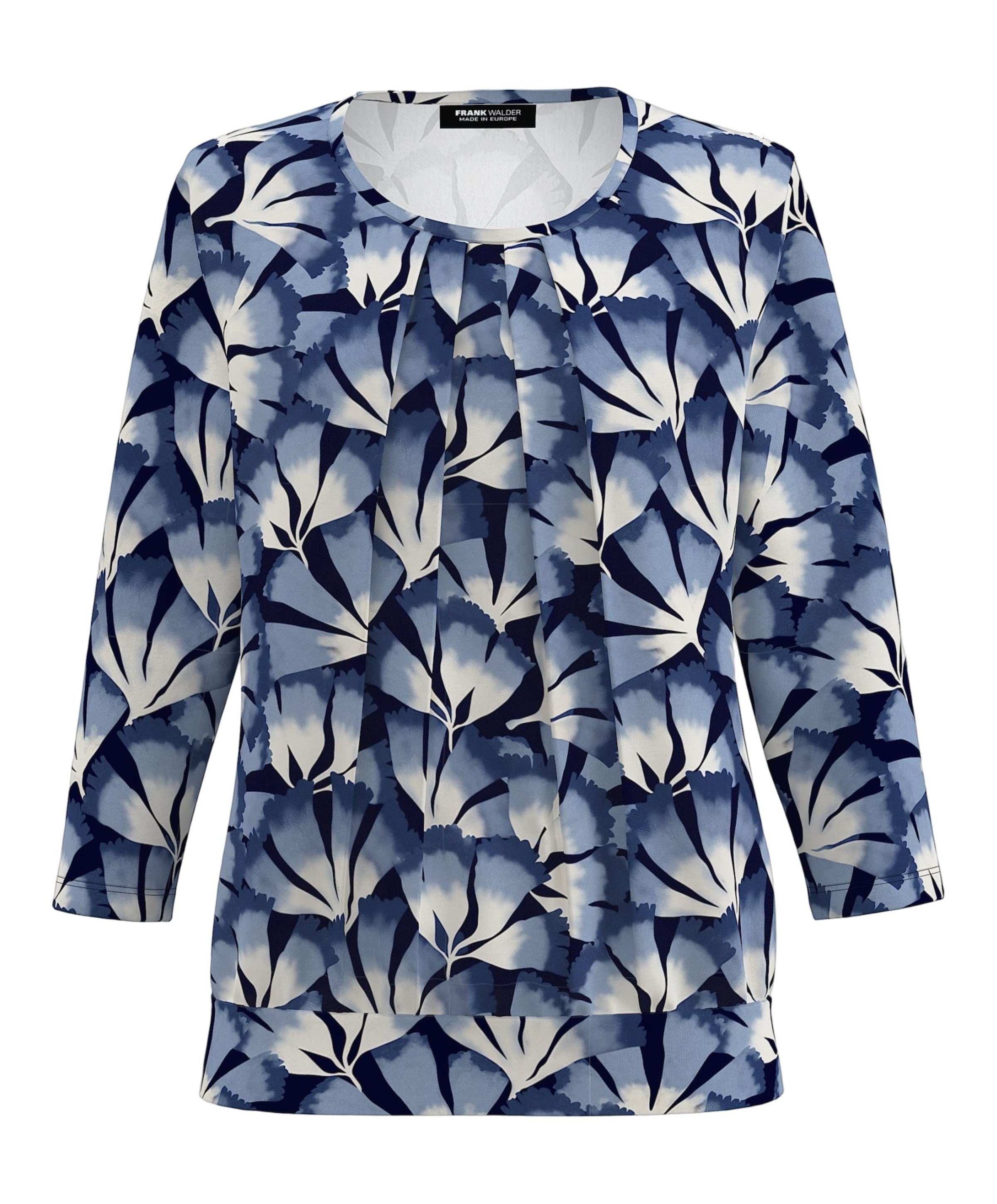 Dames blouse blauw