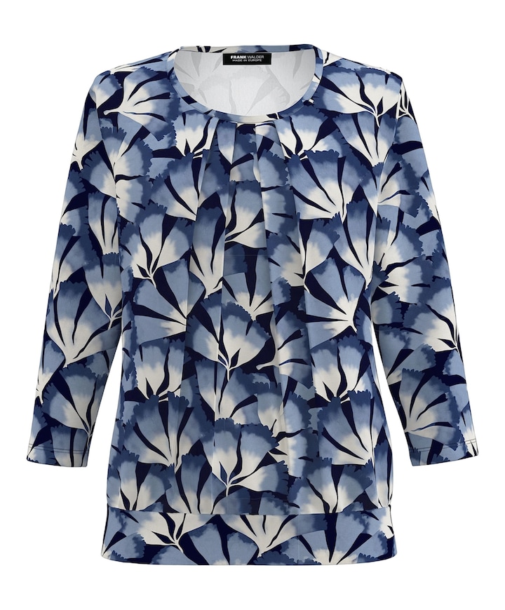Dames blouse blauw