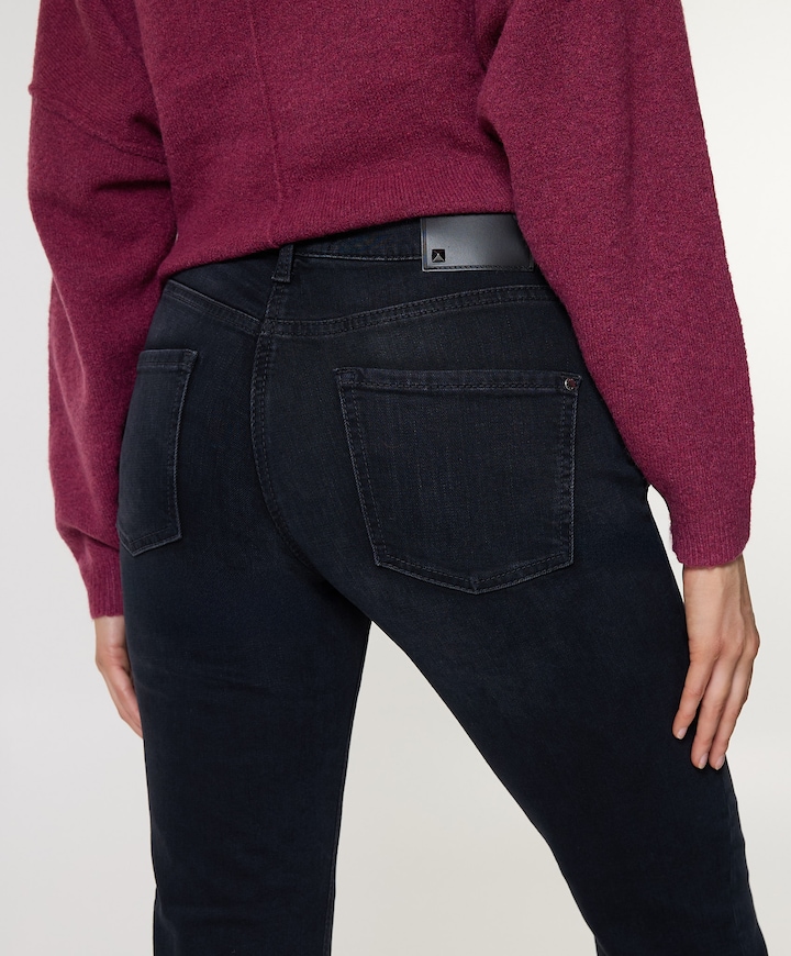 Piper long jeans zwart