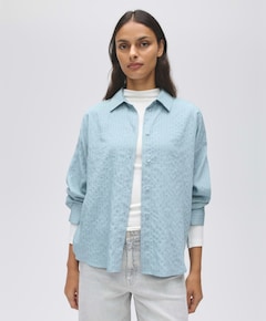 Dames blouse blauw