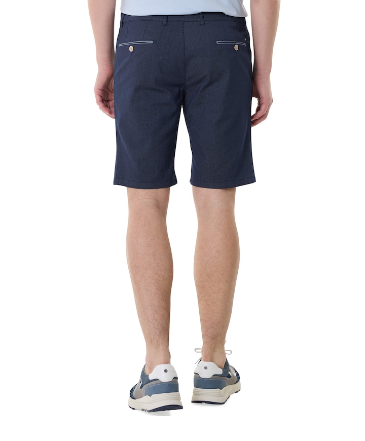Flat Front Collection heren korte broek blauw